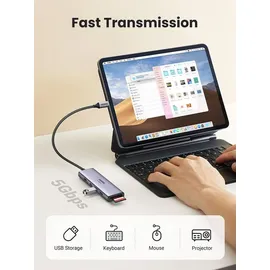UGREEN USB C Hub 4K at 60Hz USB-C Adapter - Grau