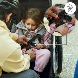 Kinderkraft NAVA WALK 2-in-1 Fahrradanhänger grau