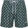 URBAN CLASSICS Badeshorts Urban Classics Herren Pattern Swim Shorts Grün S