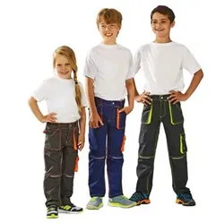 Bundhose oliv/orange, Größe 86/92 - orange - 86/92