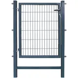 Arvotec Zauneinzeltür 100 x 120 cm Grau/Metall
