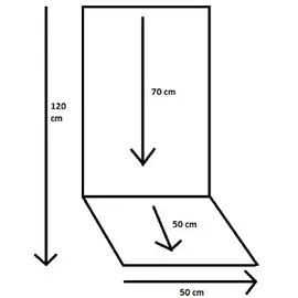 Doppler Hochlehner Auflage 6 St. 8 x 48 x 5 cm grau