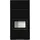 Kratki FLOKI BOX Quarzsinter Schwarz/Abdeckplatte Glas