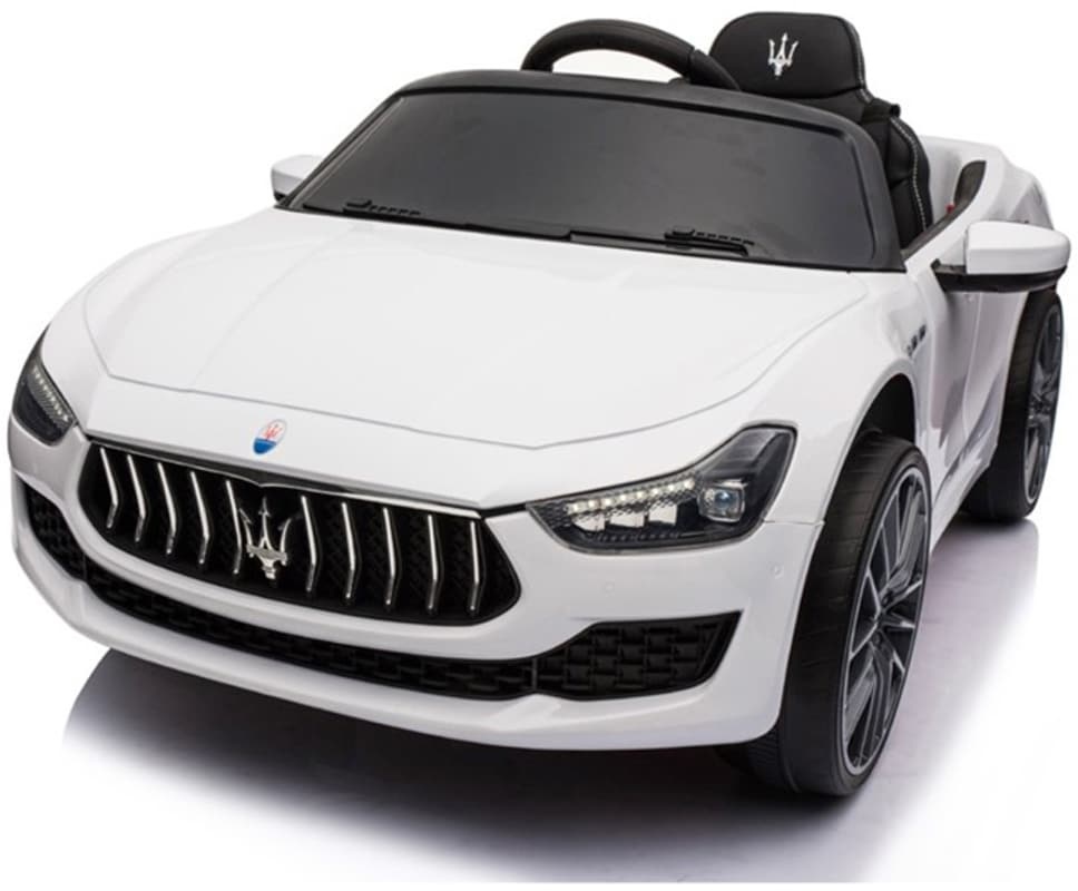 TPFLiving Elektro-Kinderauto Maserati Ghibli weiß