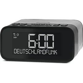 TechniSat DIGITRADIO 52 BT DAB+/UKW-Uhrenradio mit Bluetooth-Funktion, DAB+/UKW, DAB, DAB+, AM, FM, Bluetooth, Schwarz