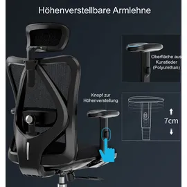 SIHOO Kunstleder Schwarz