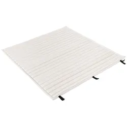 HAY - Palissade Quilted Cushion für Dining Bench, cremeweiß