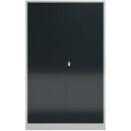 Steelboxx Flügeltürenschrank Aktenschrank 194,5 x 120 x 42 grau