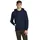 JACK & JONES Basic Reißverschlusspullover Navy Blazer / Regular Fit XS