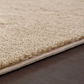 Paco Home Cadiz 630 Kurzflorteppich 240 x 340 cm dunkelbeige