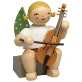 Wendt & Kühn Engel mit Viola da Gamba Figur