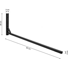 QLS Dachbox Wandhalterung 82 cm WSB