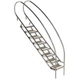Ideal Edelstahl Eichenwald Pooltreppe Modell 08,2 199,9 cm x 208,8 cm Edelstahl