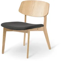 Tchibo - Loungechair - 53x63x70cm - braun - Eichenholz / Holz / Echtholzfurnier