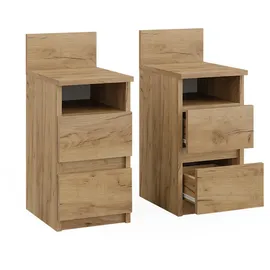 Vicco Nachttisch Monty, 25 x 59.1 cm 2er Set