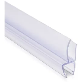 Navaris Schwallschutz Duschdichtung Duschkabine 45° - für 6mm dicke Glas Duschtür - Dichtung Glastür Dusche - Ersatzdichtung Glasdusche 100cm