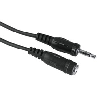 Hama Audio-Kabel 3,5-mm-Klinken-Stecker/Kupplung Stereo 5,0m (30449)
