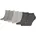 Sneakersocken 3 Paar Grau 35-38
