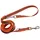 Herm Sprenger Gummierte Leine, 3-Fach verstellbar orange,