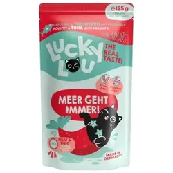 Lucky Lou Nassfutter Katze Adult Thunfisch, Geflügel 12x125 g