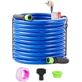 Vevor 75ft beheizter Wasserschlauch für Wohnmobil, beheizter Trinkwasserschlauch mit Frostschutz bis -45°F, automatisch selbstregulierend, 5/8" ID mit Schnellanschluss-Set, blei- und BPA-frei
