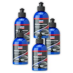 5x 250ml LIQUI MOLY 1529 Politur Chromglanzcreme Chrompflege Chromreinigung