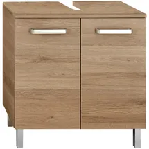 Pelipal Waschbeckenunterschrank Offenbach 60 x 62 x 33 cm Braun