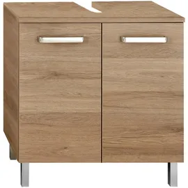 Pelipal Waschbeckenunterschrank Offenbach 60 x 62 x 33 cm Braun