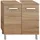 Pelipal Waschbeckenunterschrank Offenbach 60 x 62 x 33 cm Braun