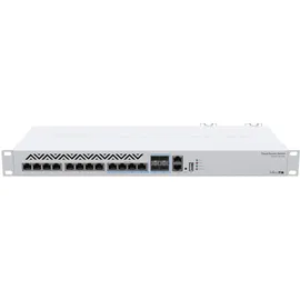 MicroTik CRS312-4C+8XG-RM Netzwerk Switch Weiss