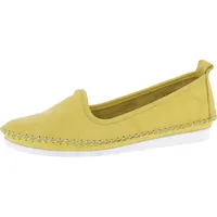 Andrea Conti Damen Slipper mit flexibler Laufsohle, gelb /