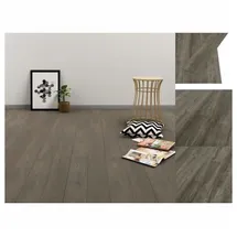 vidaXL PVC Laminat Dielen Selbstklebend 4,46 m2 3 mm Grau und Braun