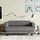 vidaXL Kindersofa mit Hocker 100 x 50 x 30 cm Kiefer grau
