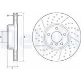 Delphi Bremsscheibe BG9234C