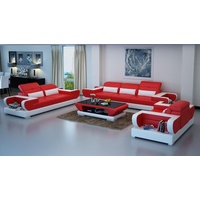 JVmoebel Sofa Luxus Rote Sofagarnitur 3+2 modernes Design Stilvoll Neu, Made in Europe rot