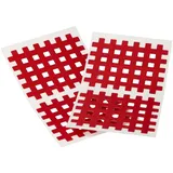Nasara Original Gitter Tape Typ C, 4.5cm x 5.2cm, 40 Stück, rot
