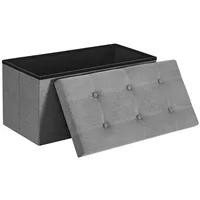 Songmics Sitzbank mit Stauraum, Sitztruhe, Sitzhocker
