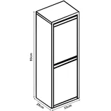 [en.casa] Sollentuna 2 x 14 l Pfefferweiß