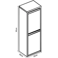[en.casa] Sollentuna 2 x 14 l Pfefferweiß