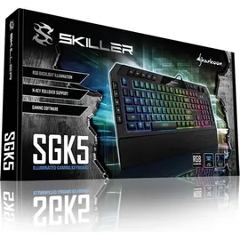 Sharkoon Skiller SGK5 Gaming Tastatur DE schwarz