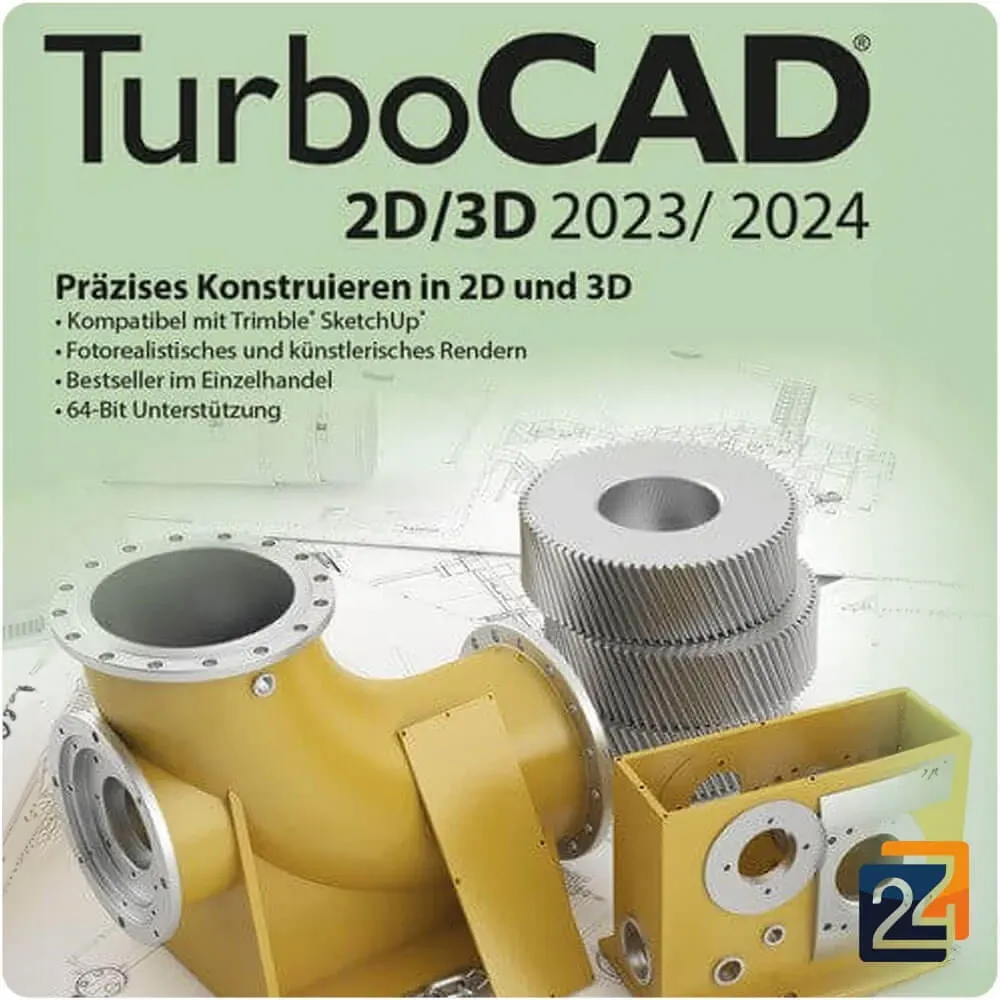 TurboCAD 2D/3D 2023/2024