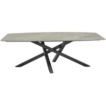 LC Garden Como Gartentisch 200 x 100 x 74,5 cm Grau