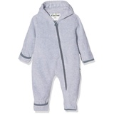 Playshoes Fleece-Overall Jumpsuit, grau/melange, 62