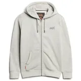 Superdry Essential Logo Zip Hoodie Herren Grau M