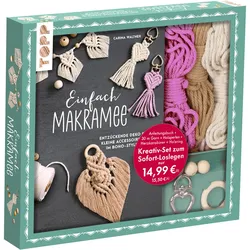 Kreativ-Set Einfach Makramee. Mit Anleitungsbuch und Material