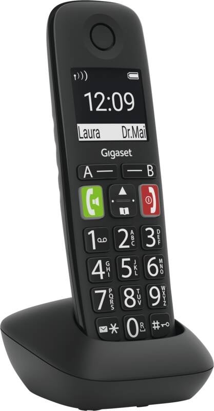 Gigaset E290HX  Schwarz Telefon-/Faxgeräte Spezial-Zubehör S30852-H2961-B101