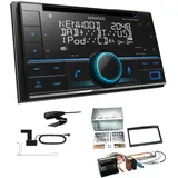 Kenwood DPX-7300DAB Autoradio Bluetooth DAB+ für Citroen C3 2002-2009 schwarz