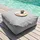 Oviala Modulares Ecksofa 5-Sitzer grau