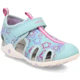 GEOX J Whinberry G. Sandal, Aqua/Lilac, 39