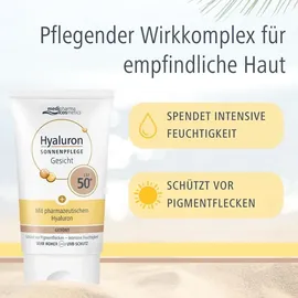 Medipharma Cosmetics Hyaluron Creme getönt LSF 50+ 50 ml